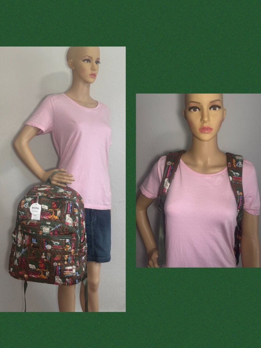Vera Bradley X Harry Potter Bancroft Backpack in Hogwarts Library NWT - Picture 8 of 11